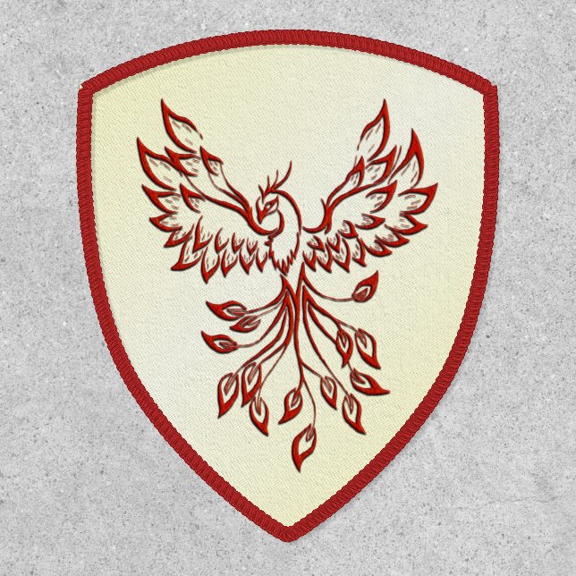 Red Phoenix Rises Patch (Front)