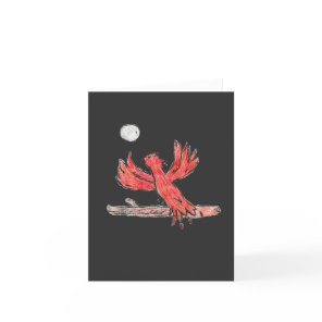 Red Phoenix  Thank You Card