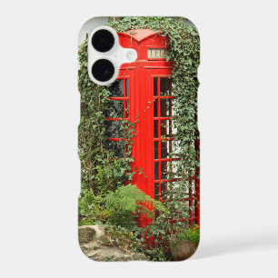 Red phone box iPhone 17 case