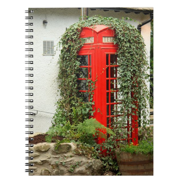 Red phone box notebook (Front)