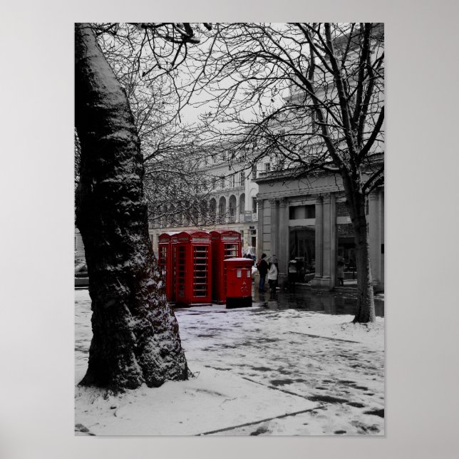 Red Phone Boxes Poster (Front)