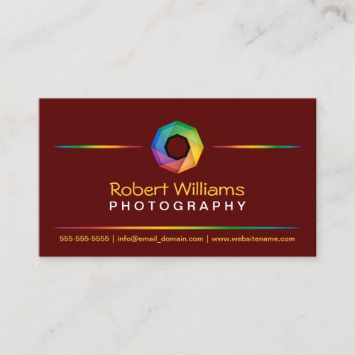 Photographer Business Cards