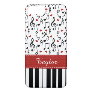 Red Piano Keyboard iPhone 8 Plus/7 Plus Case