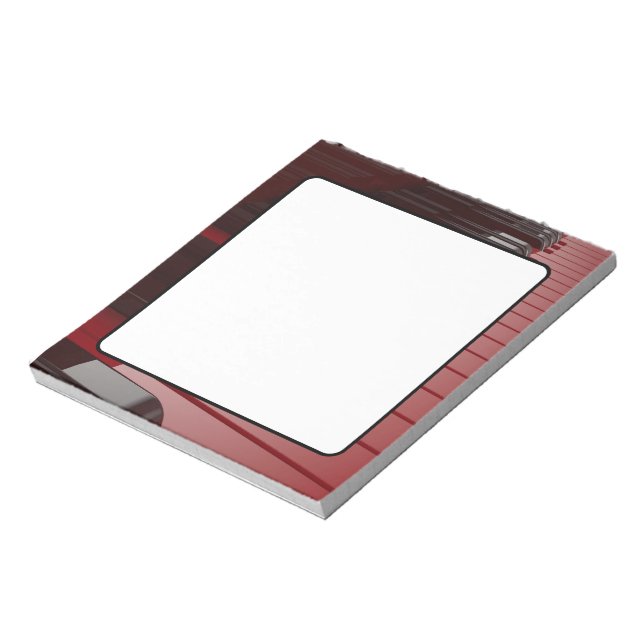 Red Piano Notepad (Rotated)