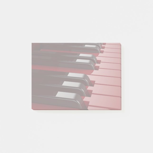 Red Piano Post-it Notes (Front)