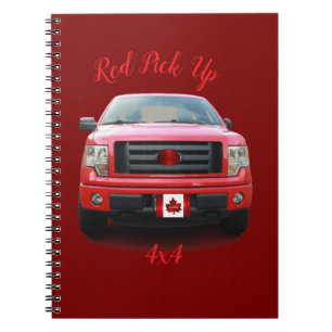 RED PICK UP NOTEBOOK
