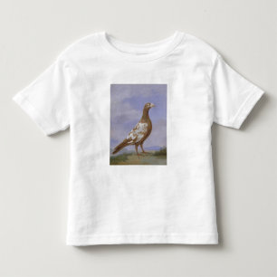Red Pied Carrier Pigeon (oil on canvas) Toddler T-shirt