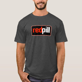 Red Pill™ Text Black Logo T-Shirt