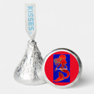 red pin-up mermaid hershey®'s kisses®