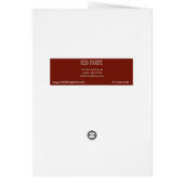 Red Pine Reflection Cards (Back)