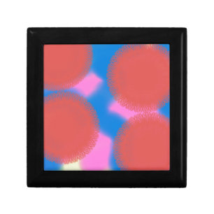 red pink and blue 56789 abstract art jewelry box
