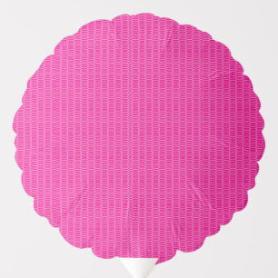 Red, pink, and purple paint strokes overlap and bl balloon