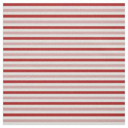 Red Pink and White Stripes Pattern Fabric