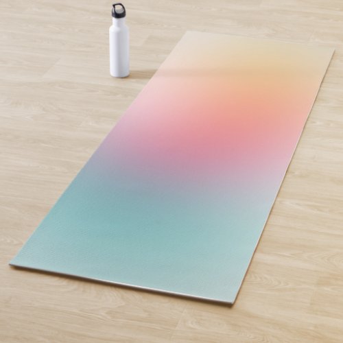 Red Pink Blue Purple Yellow Green Colors Template Yoga Mat