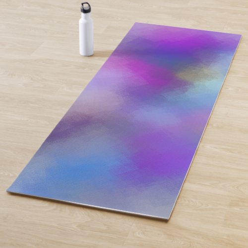 Red Pink Blue Purple Yellow Green Template Yoga Mat
