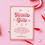 Red Pink Christmas Baby Shower Thank You Card<br><div class="desc">Express your gratitude with this Red Pink Christmas Baby Shower Thank You Card, perfect for december baby shower themes girl. Featuring a santa baby baby shower theme, this card complements your pink christmas baby shower. Ideal for christmas baby shower ideas, this card is a must-have for a santa baby baby...</div>