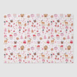 Red Pink Christmas Santa Claus Reindeer Wonderland Tissue Paper<br><div class="desc">This whimsical design features a delightful and playful illustration of beloved Christmas elements,  beautifully rendered in a heartwarming palette of red,  pink,  and white.</div>