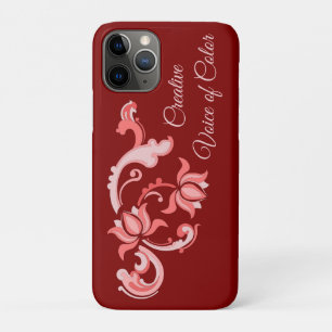 RED & PINK COLOUR PLAYING ART FOR GIFT iPhone 11 PRO CASE