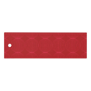 Red, pink, cool, unique, trendy, decorative art ruler
