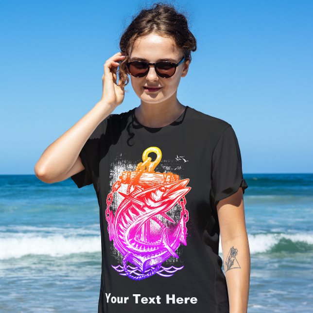 Red Pink Fishing Club T-Shirt (Creator Uploaded)