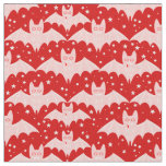 red pink halloween vampire bat fangs creepy fabric