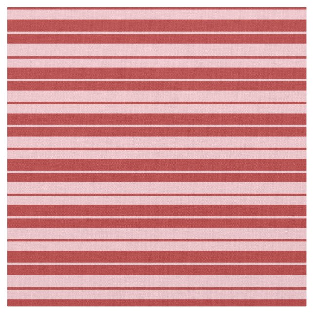 Red & Pink Lines/Stripes Pattern Fabric (Close Up)