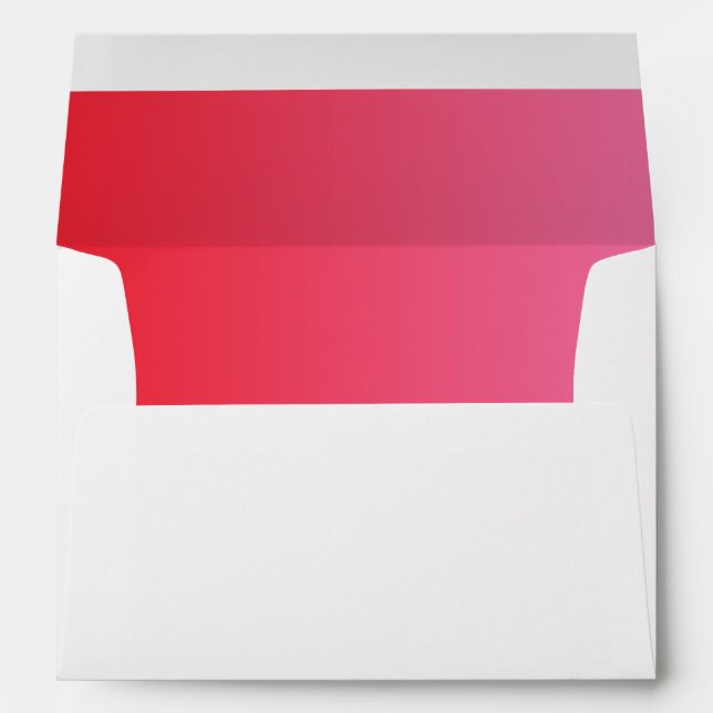 Red & Pink Ombre Envelope (Back (Bottom))
