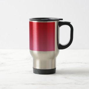 Red & Pink Ombre Travel Mug