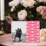 Red & Pink Photo Family | Happy Valentines Day Pos Postcard