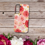 Red Pink Roses Watercolor Floral Flowers Samsung Galaxy S22  Case<br><div class="desc">A lovely red and pink roses watercolor design on this Samsung Galaxy case. Available in all current Samsung and iPhone case sizes.</div>