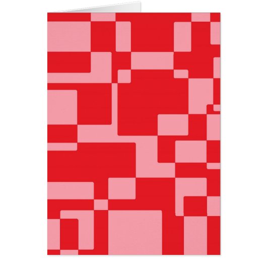 Red-pink squares cards (Front)