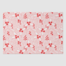 Red Pink White Holly Berries Mistletoe Christmas
