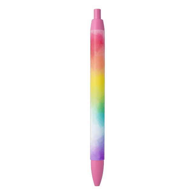 Red Pink Yellow Blue Purple Green Modern Template Pen (Front Vertical)