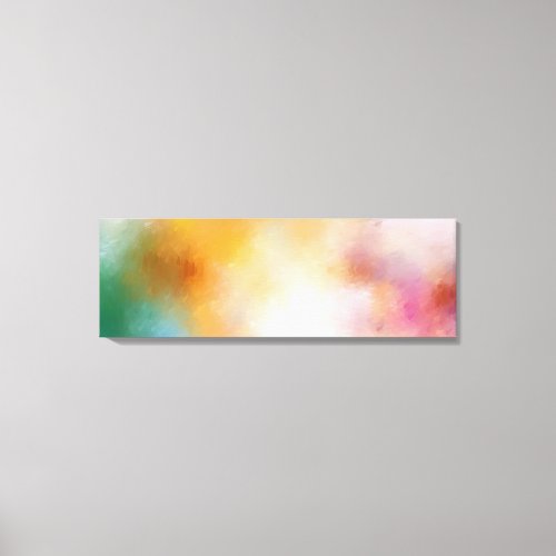 Red Pink Yellow Green Blue Purple Trendy Colorful Canvas Print