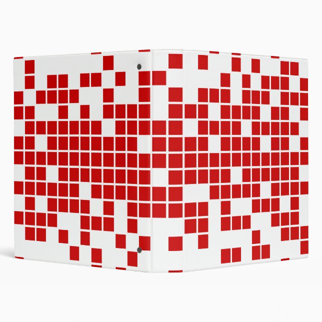 Red Pixels Binder (Background)