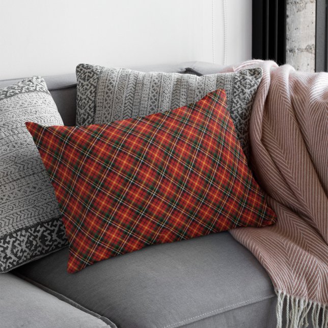 Red Plaid Accent Pillow (Creator Uploaded)
