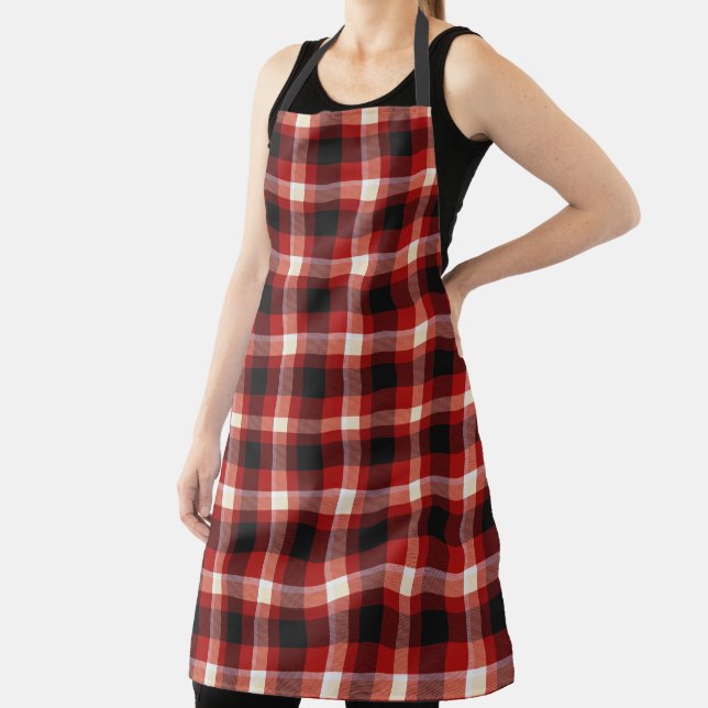 Red Plaid Apron (Insitu)