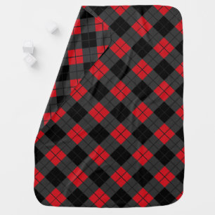 Red Plaid Baby Blanket