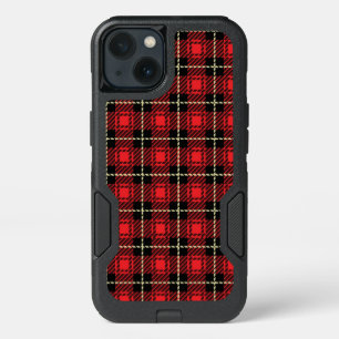 Red Plaid Background iPhone 13 Case
