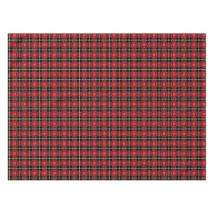 Red Plaid Background Tablecloth
