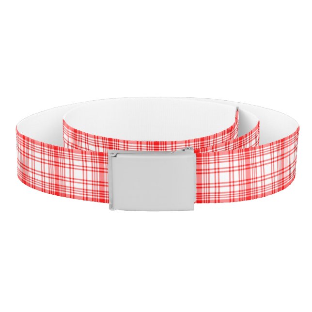 Red Plaid Belt (Coil)