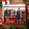 Red Plaid Brush Script Truck 2 Photo Christmas
