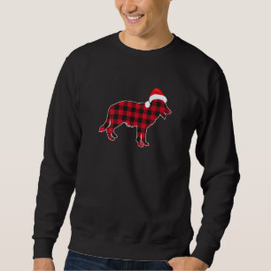 Red Plaid Buffalo German Shepherd Christmas Matchi Sweatshirt