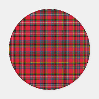 Red Plaid Christmas Coasters