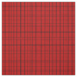Red plaid christmas pattern fabric
