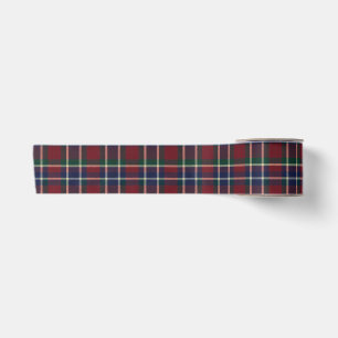 Red Plaid Classic Tartan Cozy Academia Satin Ribbon