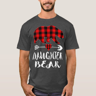 Red Plaid Daughter Bear Shirt Buffalo Family Chris