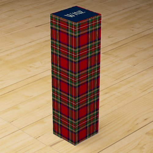  Red Plaid Design Gift Box