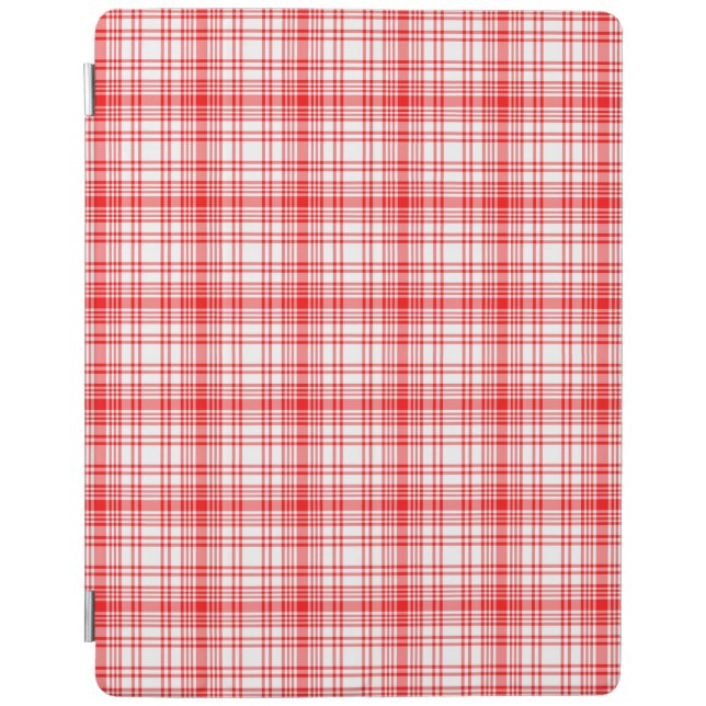 Red Plaid iPad Smart Cover (Front)
