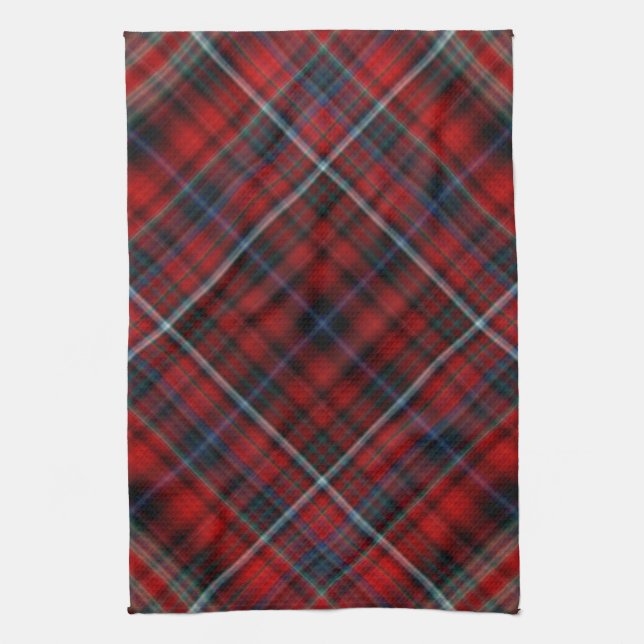 Red Plaid Kitchen Towel (Vertical)